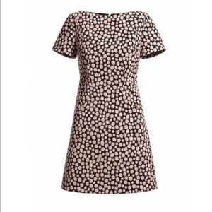 kate spade jacquard petal stamp mini dress